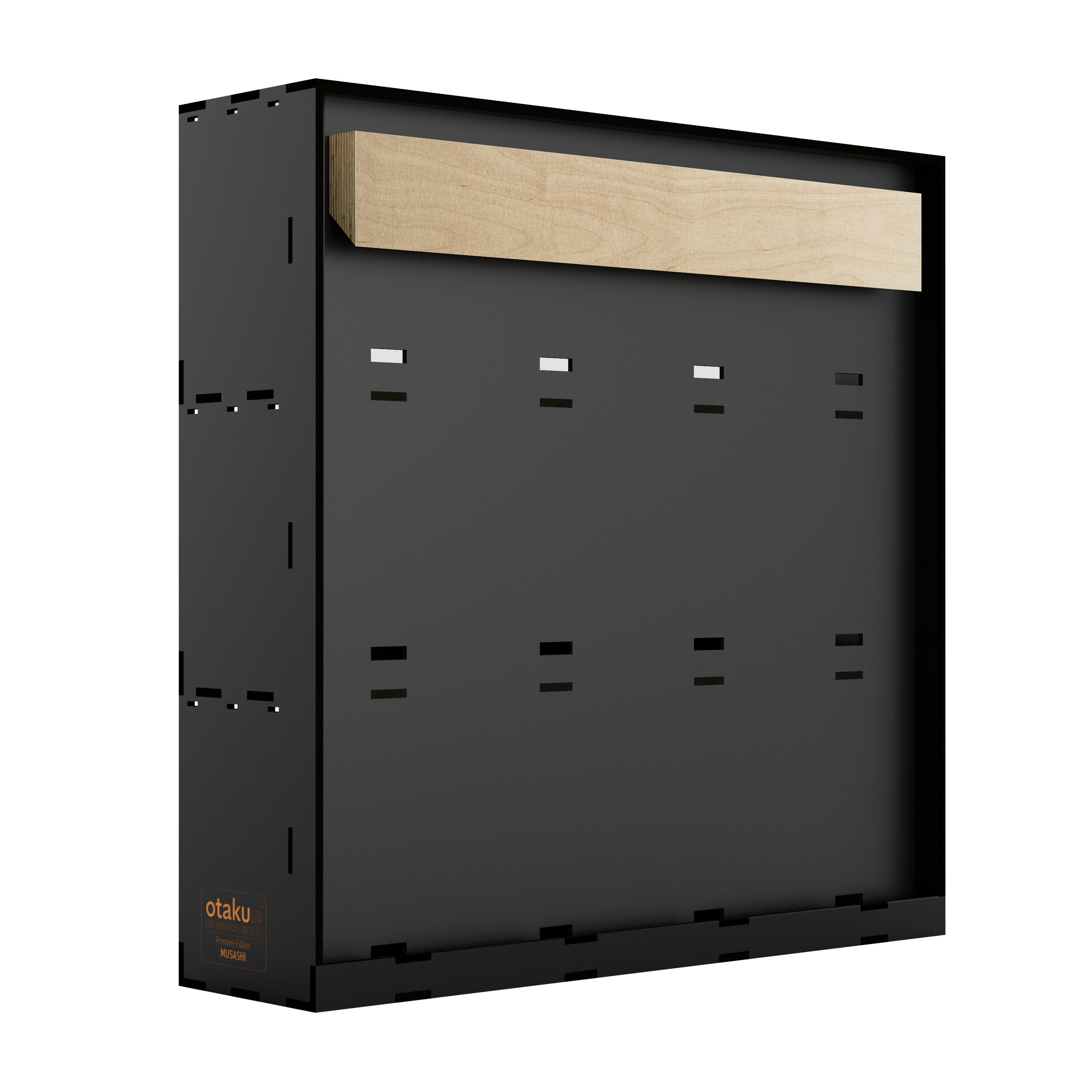 one. shelf: Rückseite