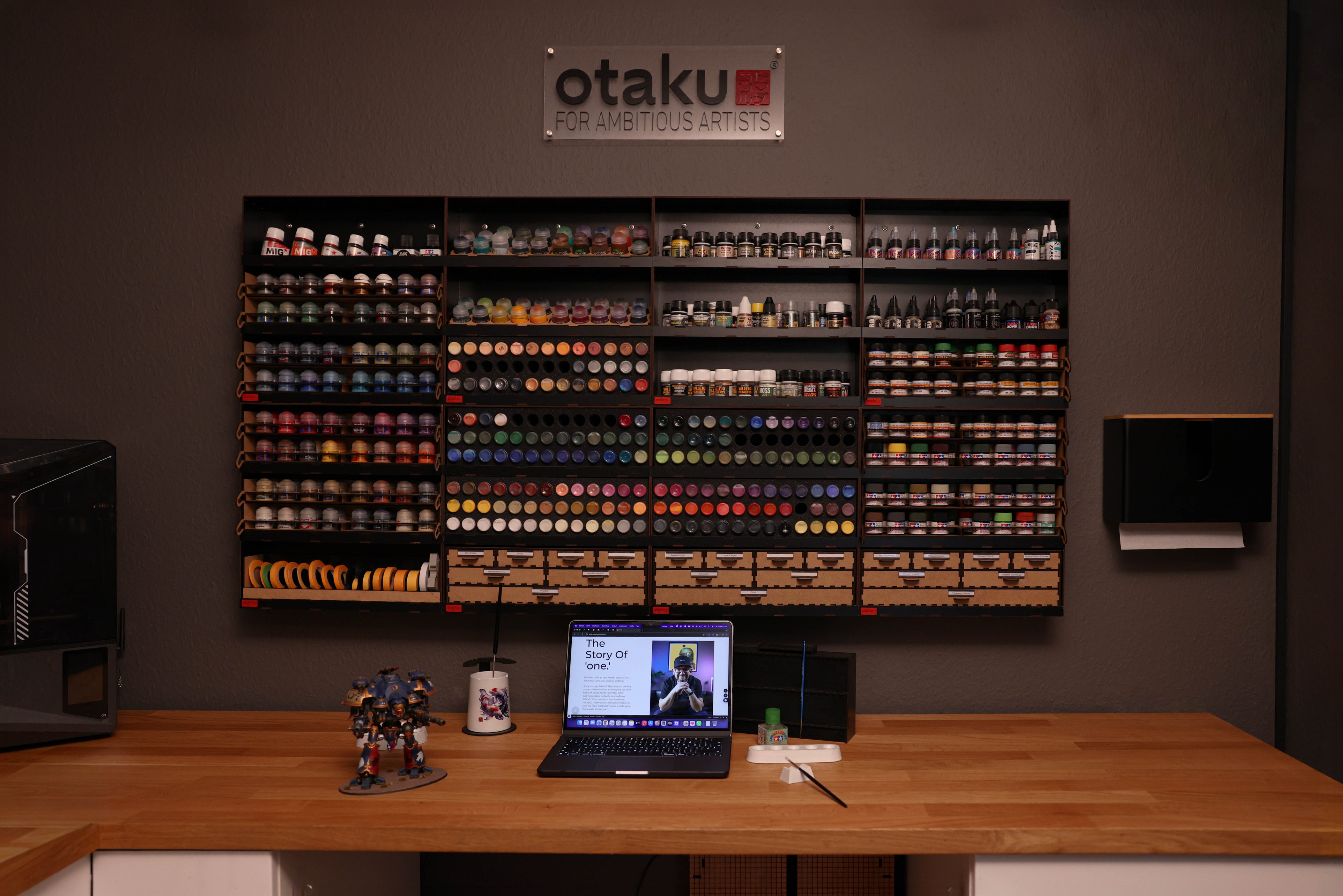 one. kompletter Arbeitsplatz