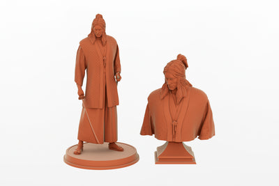 Musashi printables: Kojiro Statue & Büste