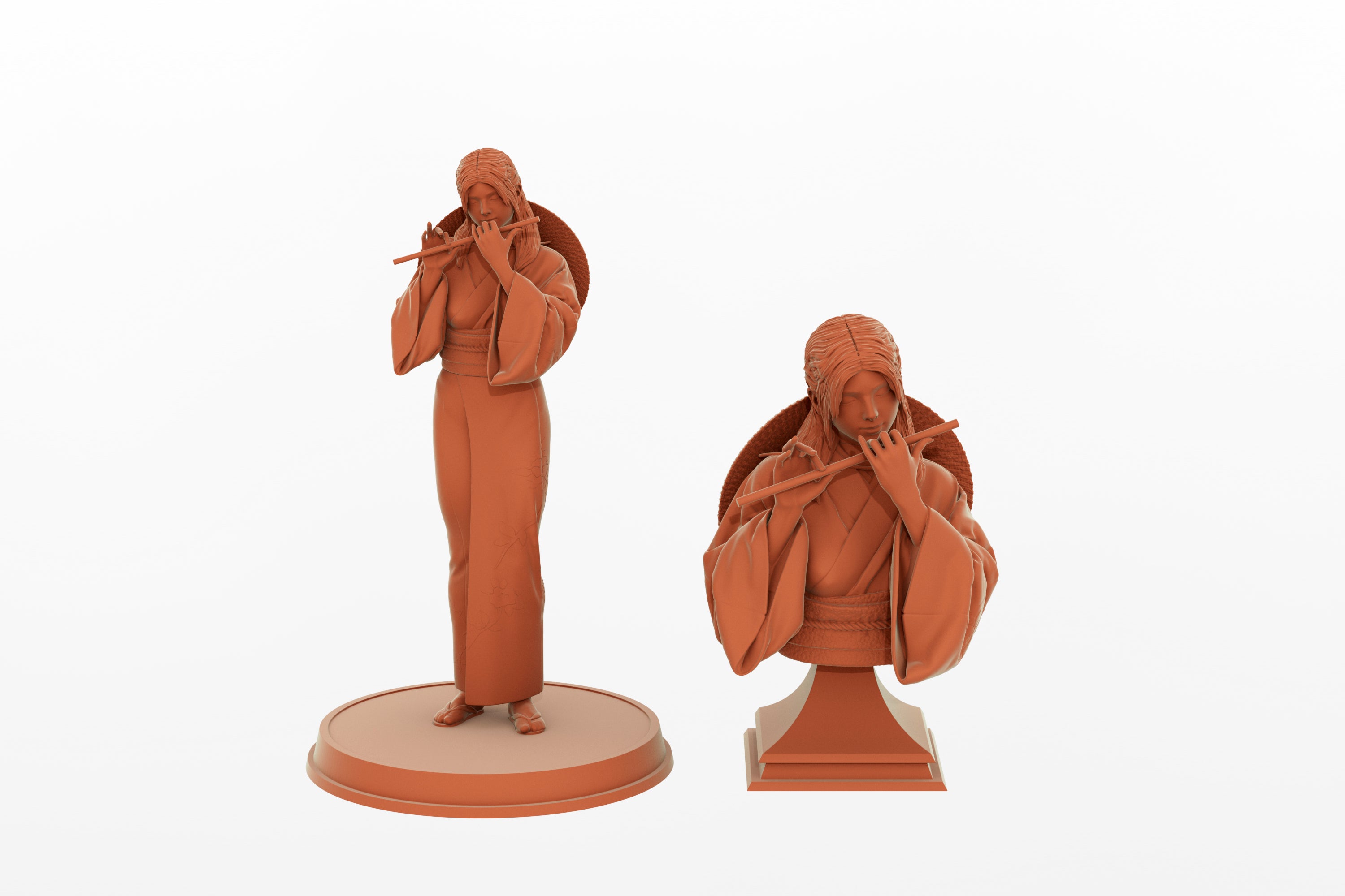 Musashi printables: Otsu Statue & Büste