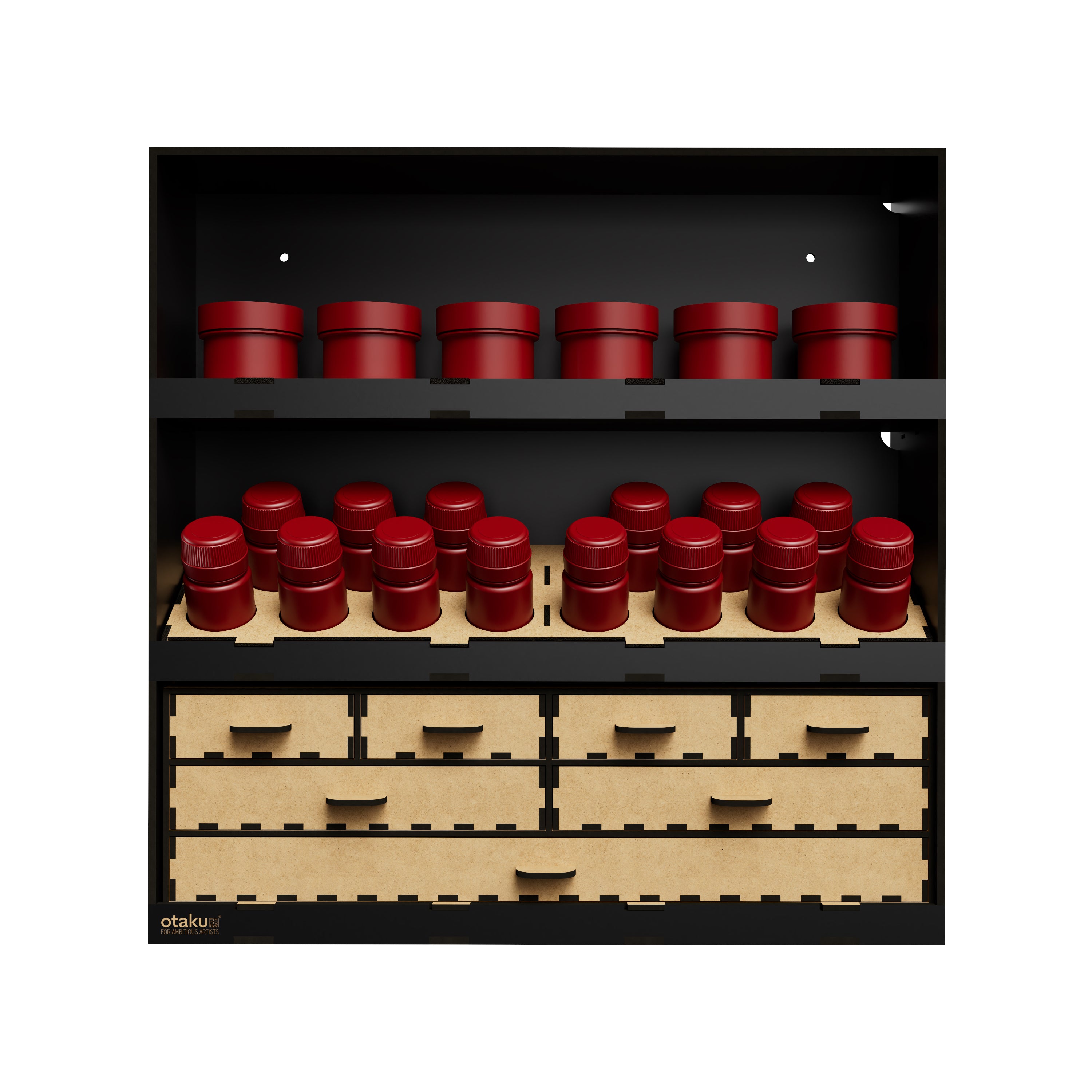 one. shelf: "Der Dioramenbauer" Loadout mit Farben