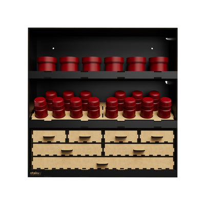 one. shelf: "Der Dioramenbauer" Loadout mit Farben
