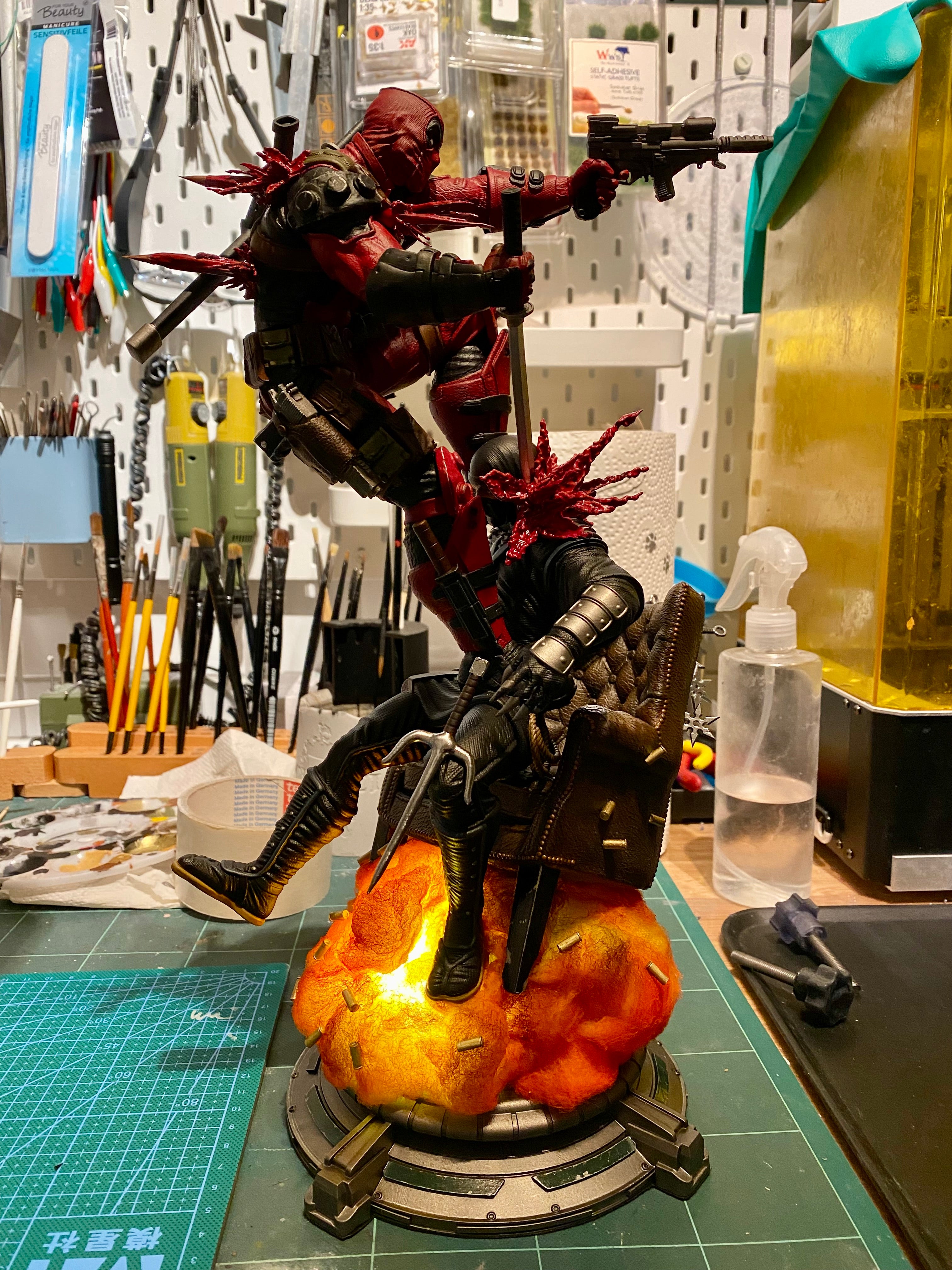 bemalte Death Pool Figur