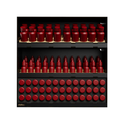 one. shelf: "Der Künstler" mit Farben