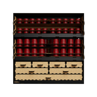 one. shelf: "Der Dioramenbauer" mit Farben