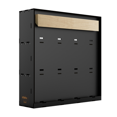 one. shelf: Rückseite